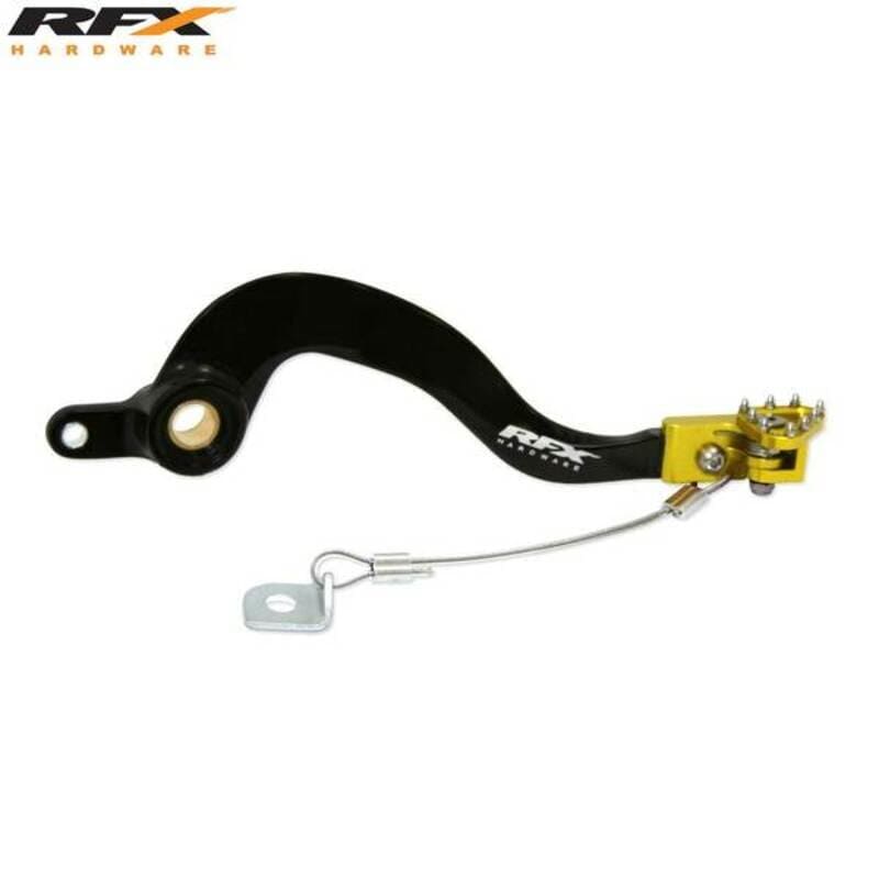 R-FXRB3010199YL Pedale freno RFX Pro standard nero / giallo Suzuki RM-Z 250 / 450 2007-2012