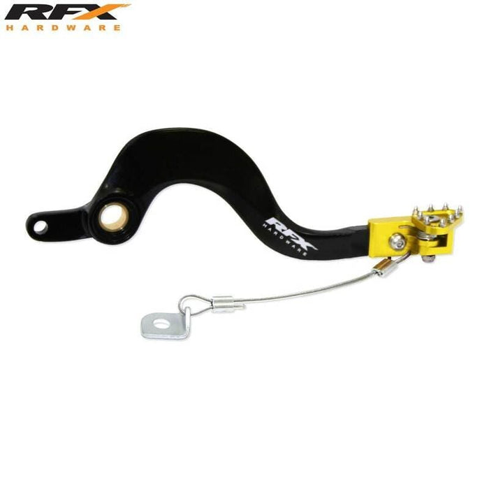 R-FXRB3020099YL Pedale freno RFX Pro pieghevole nero / giallo Suzuki RM-Z 250 / 450, COD: R-FXRB3020099YL