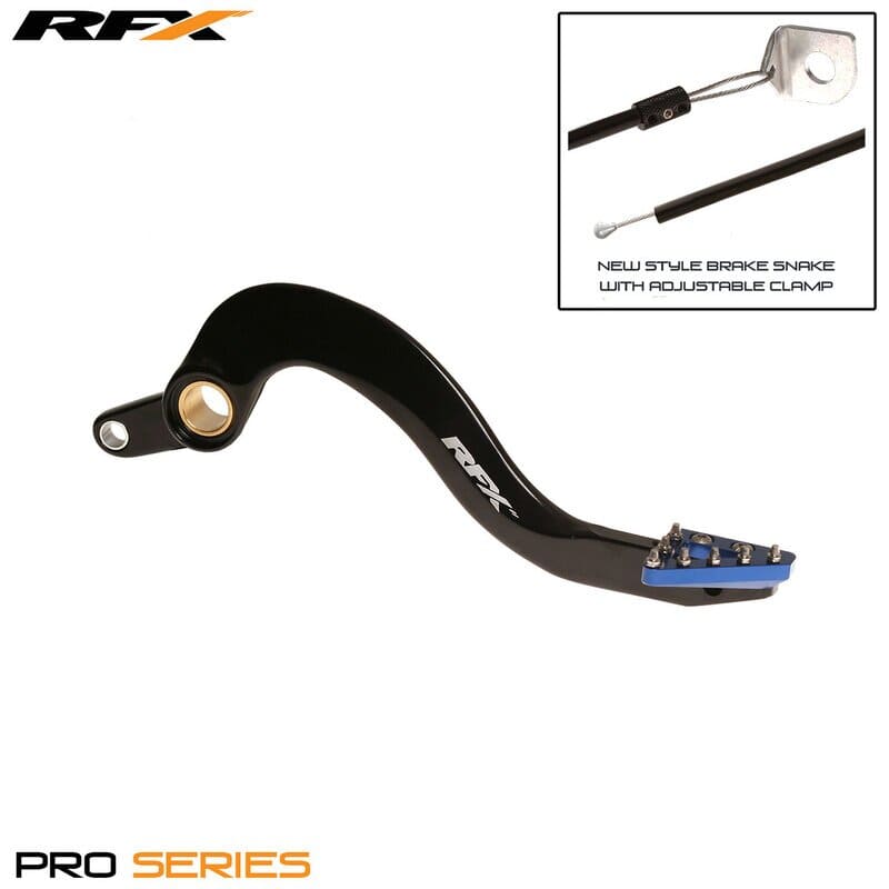 R-FXRB4010199BU Pedale freno RFX Pro standard hard anodized nero / blu Yamaha YZF / WRF 250, COD: R-FXRB4010199BU