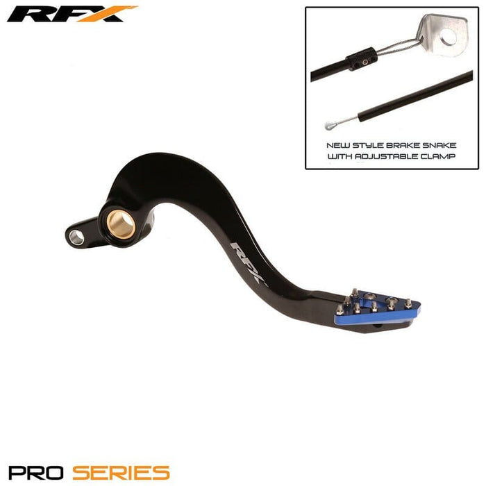 R-FXRB4020199BU Pedale freno RFX Pro standard hard anodized nero / blu Yamaha YZF / WRF 450, COD: R-FXRB4020199BU