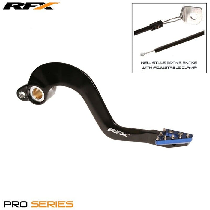R-FXRB4040199BU Pedale freno RFX Pro standard hard anodized nero / blu Yamaha YZ 125 / 250, COD: R-FXRB4040199BU