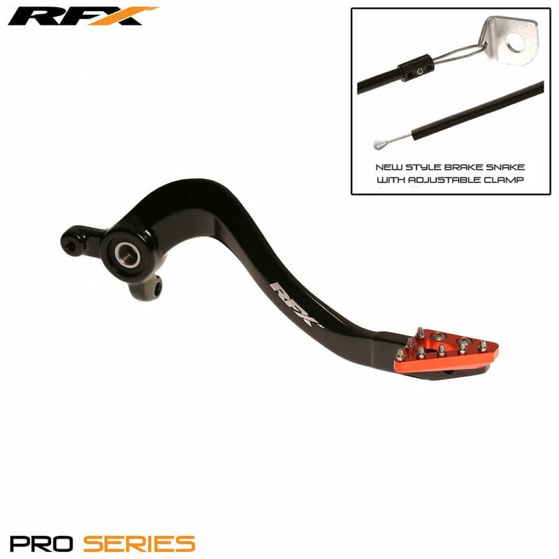 R-FXRB5020199OR Pedale freno RFX Pro standard hard anodized nero / arancione KTM 85, COD: R-FXRB5020199OR