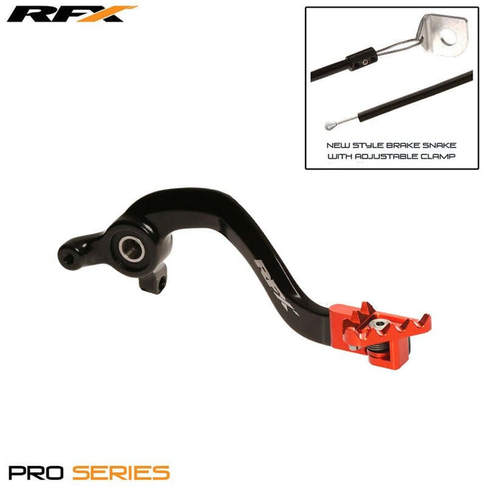 R-FXRB5030099OR Pedale freno RFX Pro pieghevole nero / arancione KTM SX 65, COD: R-FXRB5030099OR