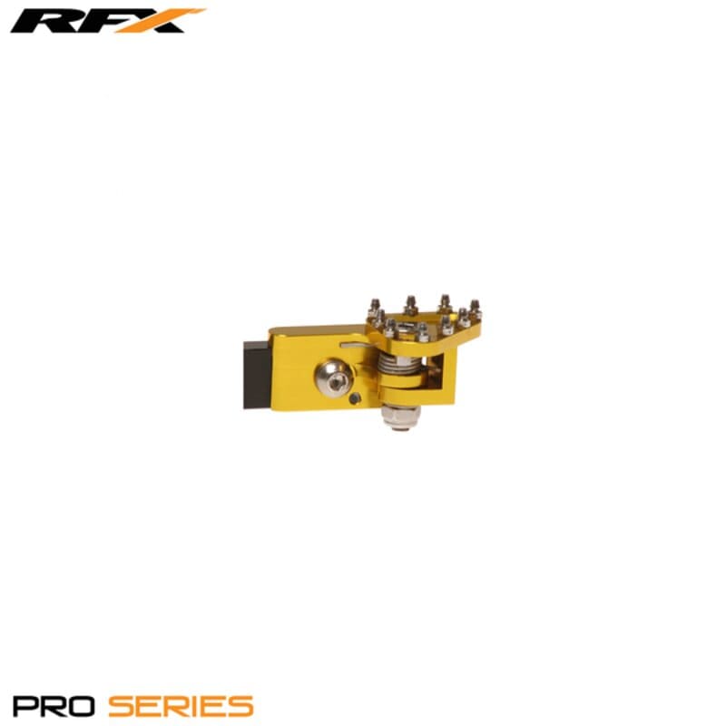 R-FXRB9010099YL Terminale pedale freno RFX Pro pieghevole CNC giallo, COD: R-FXRB9010099YL