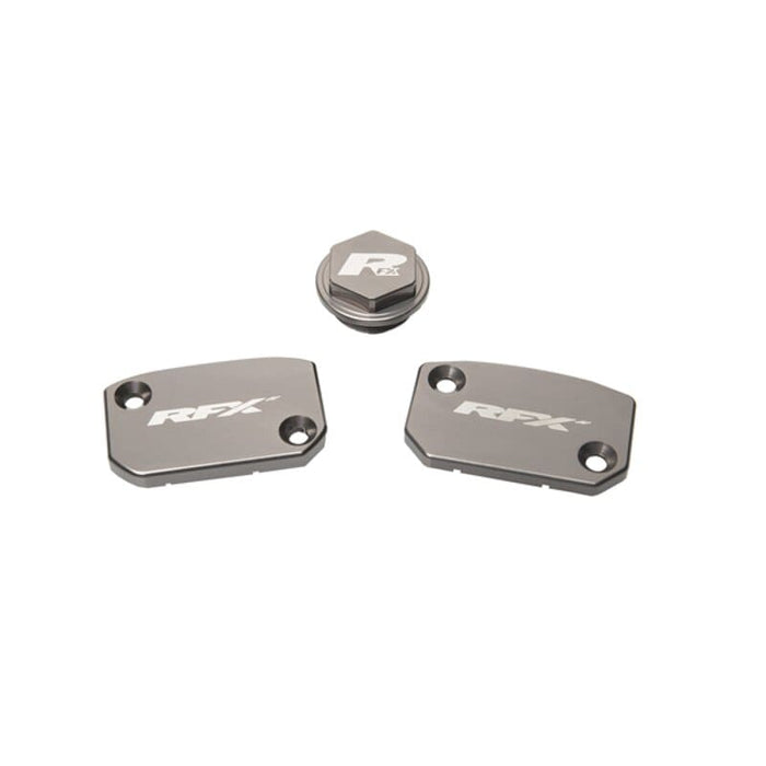 R-FXRC5200099H2 Coperchio pompa freno / frizione (set) RFX Pro grigio KTM SX / SXF (freno + frizione Brembo), COD: R-FXRC5200099H2