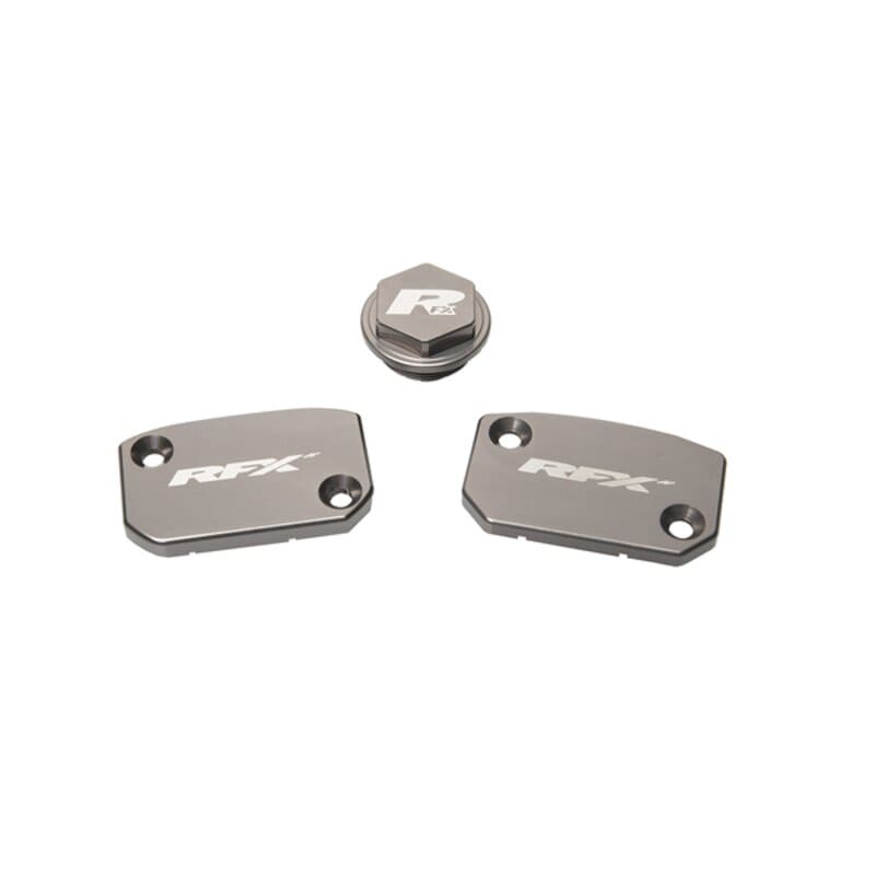 R-FXRC5200099H2 Coperchio pompa freno / frizione (set) RFX Pro grigio KTM SX / SXF (freno + frizione Brembo), COD: R-FXRC5200099H2