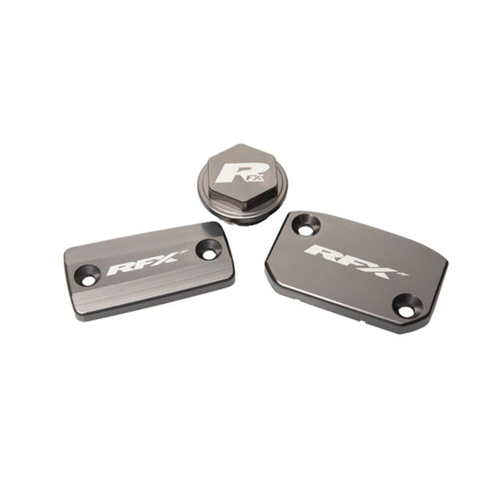 R-FXRC5210099H2 Coperchio pompa freno / frizione (set) RFX Pro grigio KTM SX / SXF (freno Brembo + frizione Magura), COD: R-FXRC5210099H2