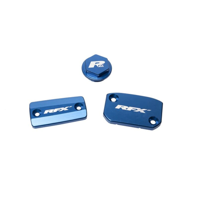 R-FXRC7210099BU Coperchio pompa freno / frizione (set) RFX Pro blu (freno Brembo + frizione Magura) Husqvarna, COD: R-FXRC7210099BU