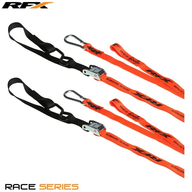 R-FXTD3000055OR Cinghie RFX Race Series 1,0 arancione / nero avec boucle supplémentaire et mousqueton, COD: R-FXTD3000055OR