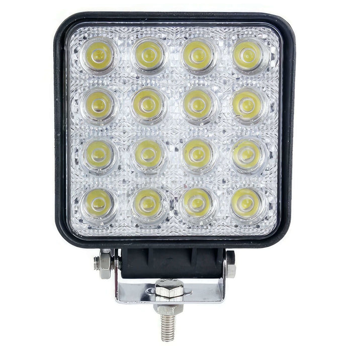 A540017K Faro ausiliario quadrato 16 LED 12V/24V