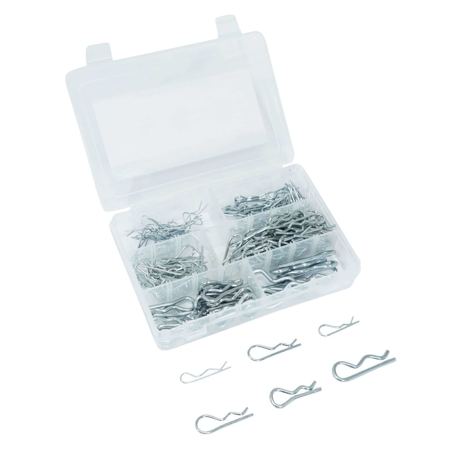 EKP-154021 Set coppiglie elastico 6 misure 150 pezzi