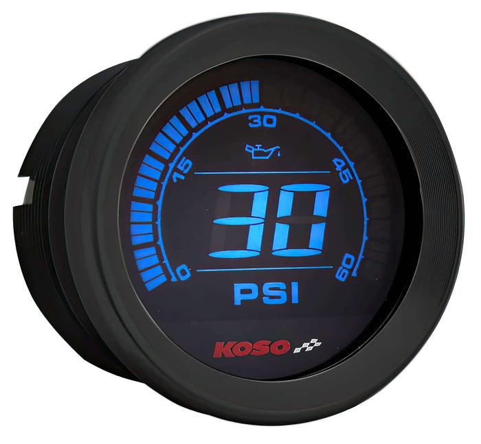 KO-BA050430 Manometro pressione olio Harley Davidson digitale Koso, COD: KO-BA050430