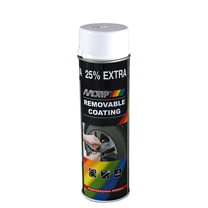MOT04303 Vernice a strappo Motip Sprayplast bianco 500ml, COD: MOT04303
