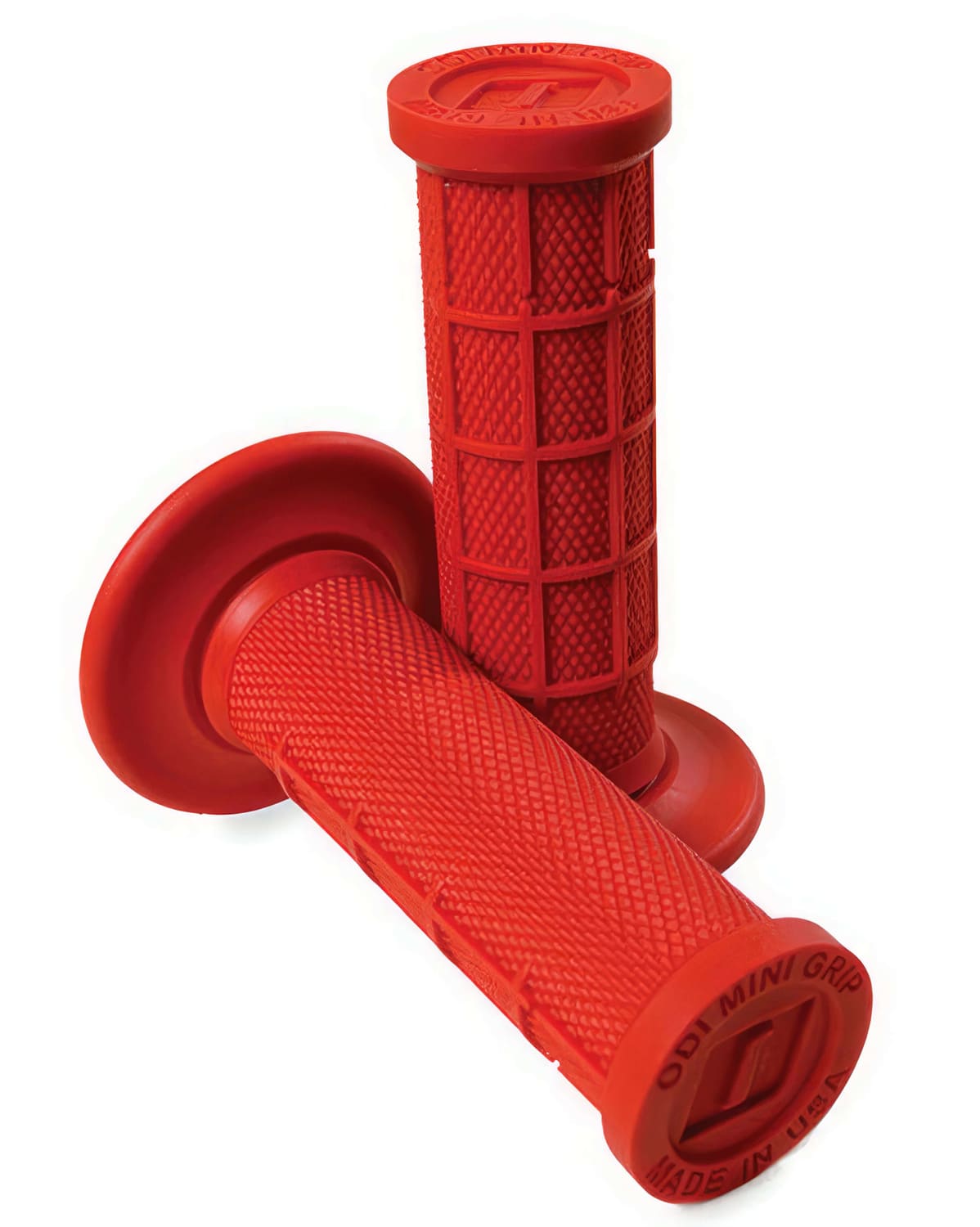 ODI-H01MMR Manopole ODI Mini MX Half-Waffle rosso, COD: ODI-H01MMR
