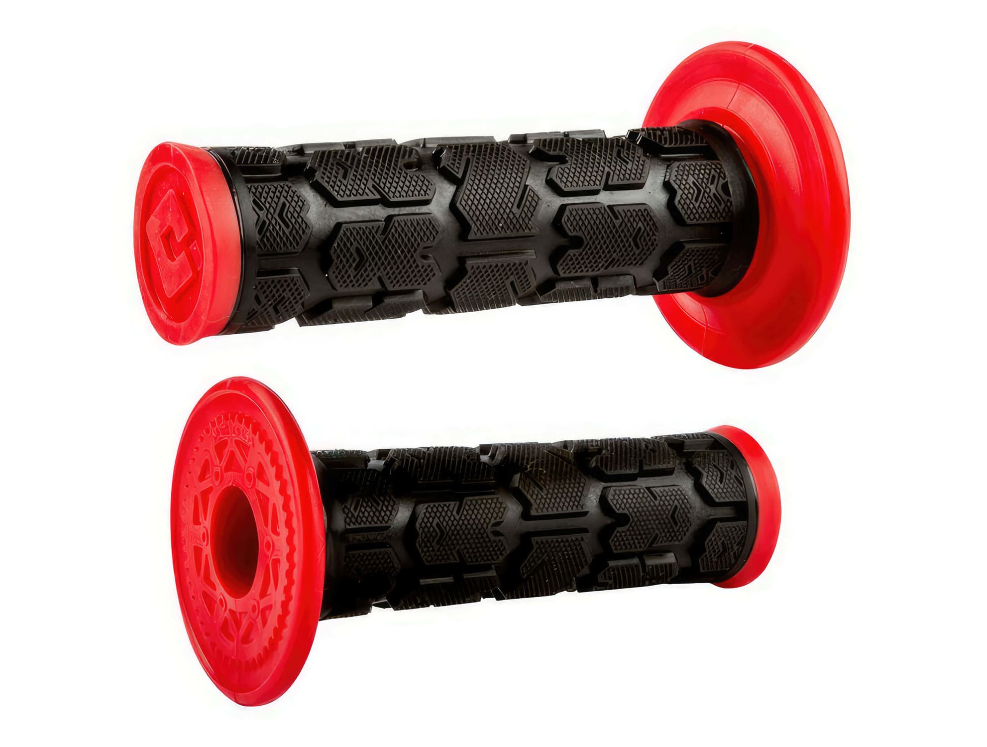 ODI-H10RGB-R Manopole ODI Rogue MX No-Waffle nero / rosso, COD: ODI-H10RGB-R