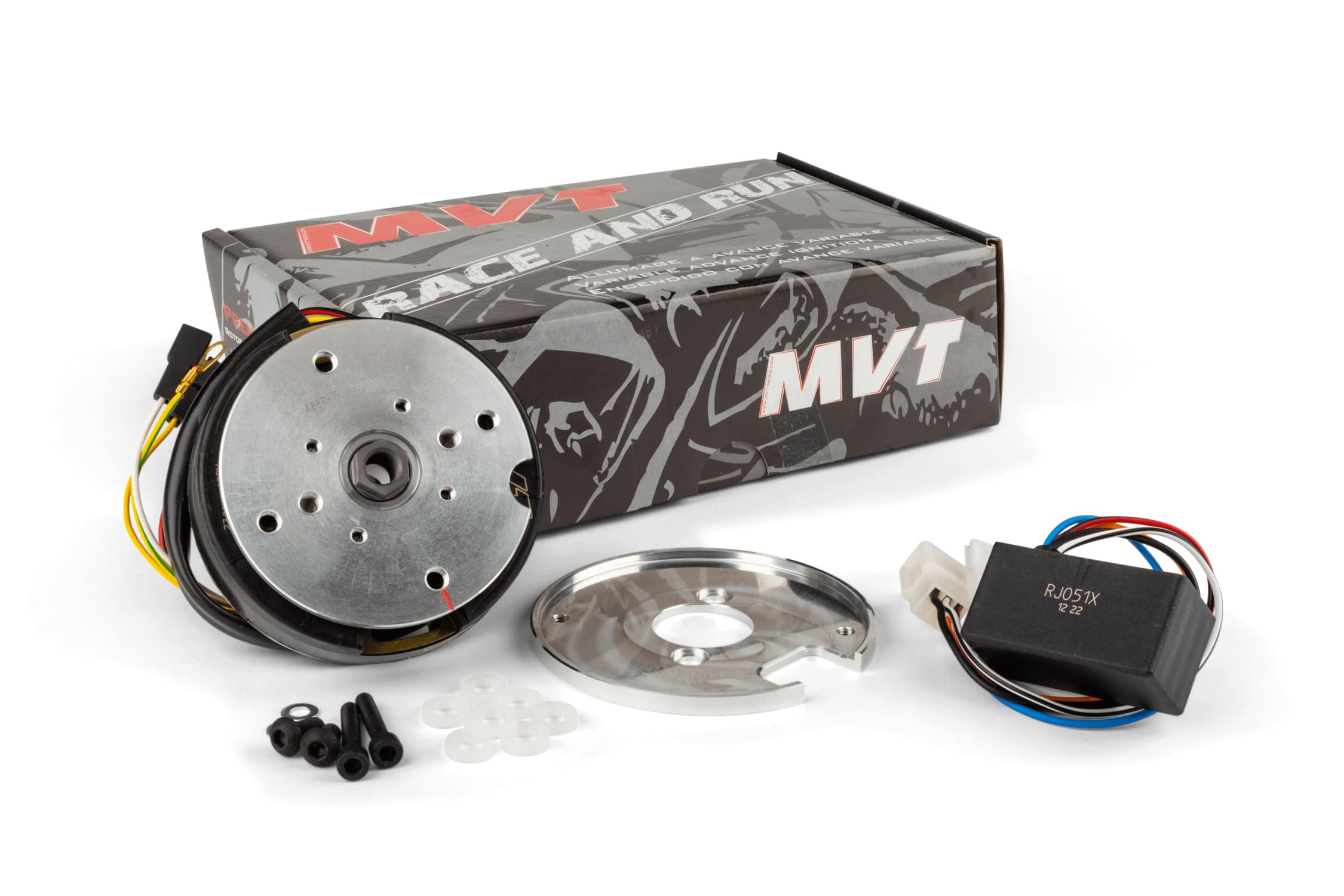 MVT-PREM08 Accensione a Rotore Interno MVT “Premium” con Bobina LED, Peugeot Speedfight / Trekker, COD: MVT-PREM08