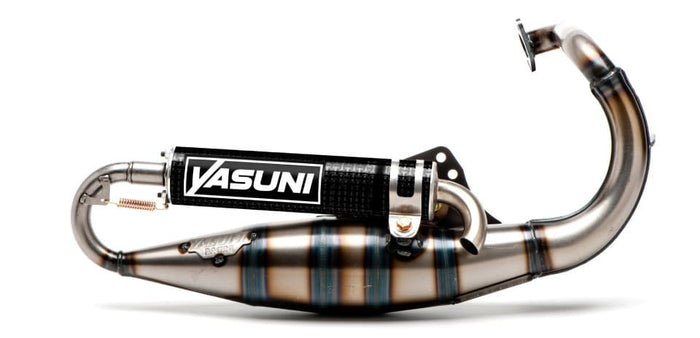 YAS1002BE Marmitta Yasuni Scooter Z Black Edition, Peugeot verticale, carbonio, COD: YAS1002BE