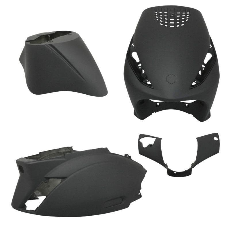 L-SA90883 Kit carena 5 pezzi nero Mat Piaggio Zip 50 dopo 2000, COD: L-SA90883