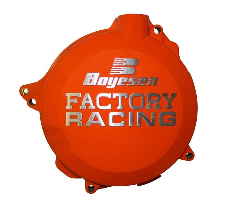 BOY-CC-44CO Coperchio frizione Boyesen KTM / Husqvarna 250-350 dal 2016 arancione, COD: BOY-CC-44CO
