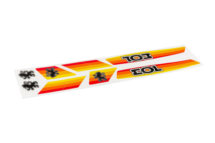 CGN514045 Foglio adesivo arancione Peugeot 103, COD: CGN514045