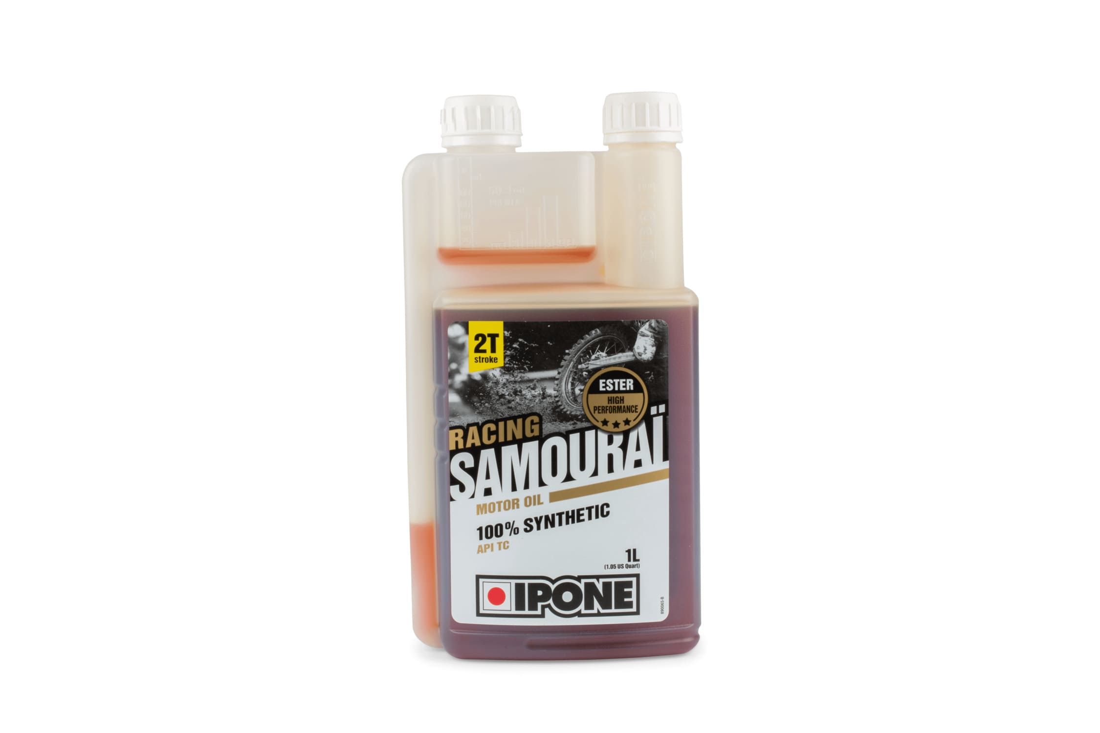 IP-800089 Olio Motore 2 tempi Ipone Racing Samouraï 100% sintetico 1L, COD: IP-800089