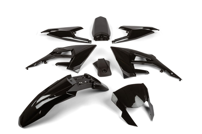 STR-996.00/BK Kit carena 8 pezzi nero Derbi X-Treme dopo 2018, COD: STR-996.00/BK