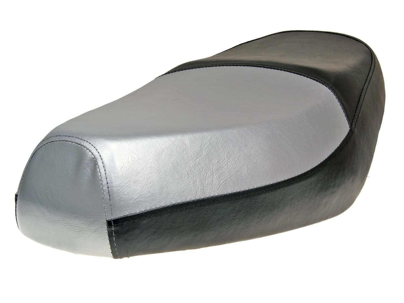 OE-GY6BT35001 GY6 seat, black/silver, 50cc (139QMB/QMA)