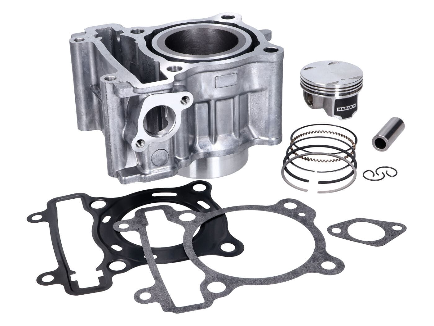 NK600.58.2 Gruppo termico Naraku 125cc 52mm V.2 Yamaha X-Max, YZF, WR, MT, Beta RR, Fantic, Rieju 125 YI-3, COD: NK600.58.2
