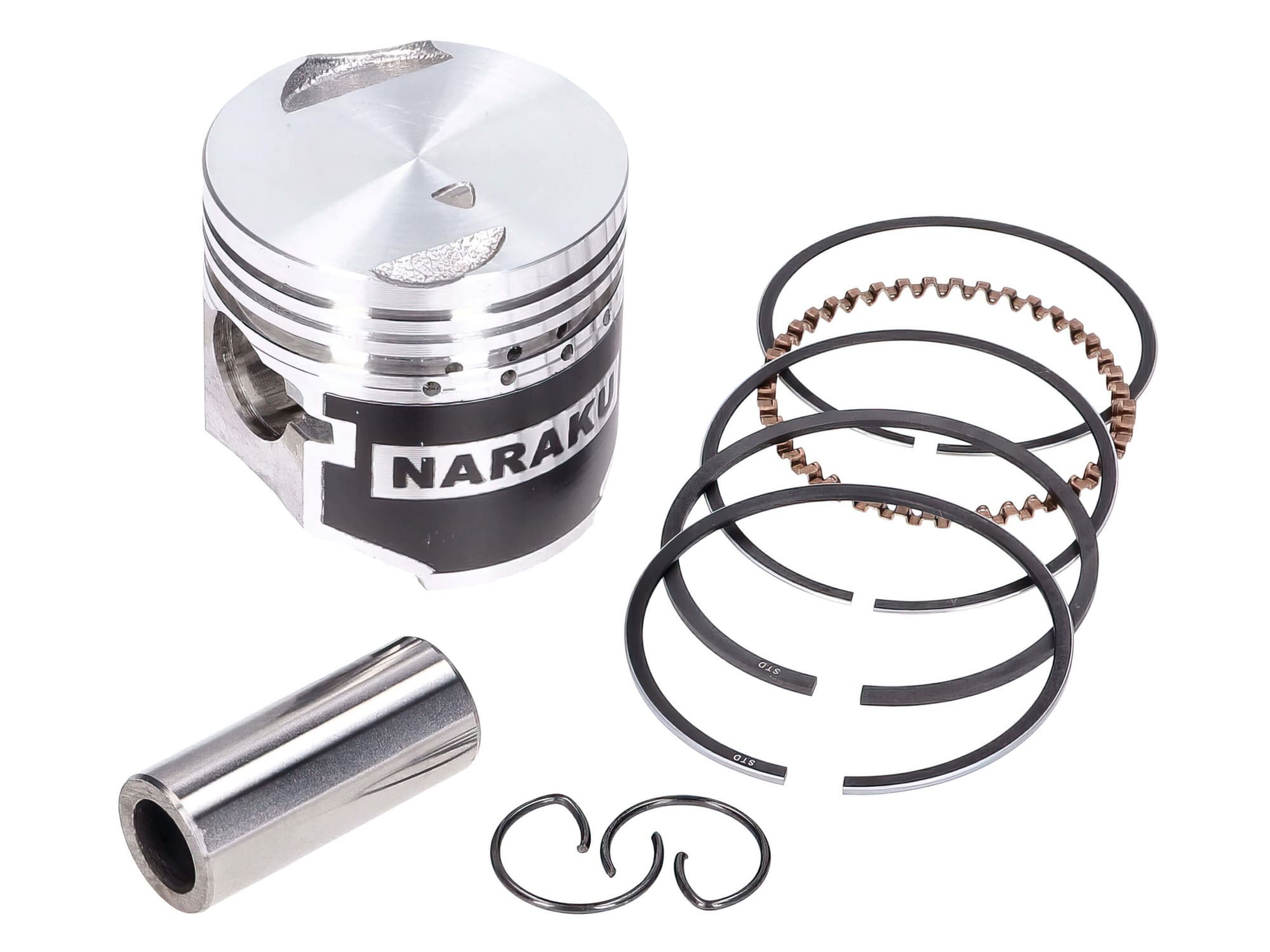 NK104.48 Pistone Naraku 39mm V.2 50cc Piaggio 4T 2V, COD: NK104.48