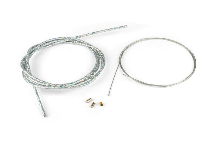 MF89.30015/LC Kit cavo gas universale 1,2mm x 2 metri Motoforce Racing Lazer chrome, COD: MF89.30015/LC