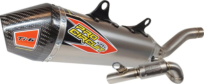 PC-0352225F Scarico completo KTM SX-F 250 / 350 / Husqvarna FC 250 / 350 Pro Circuit Ti-6 titanio / carbonio 2023, COD: PC-0352225F