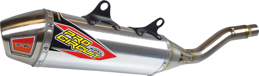 pc-0152225a silenziatore ktm sx-f 250 / 350 / husqvarna fc 250 / 350 pro circuit acciaio inox t-6 / alluminio 2023, COD: PC-0152225A