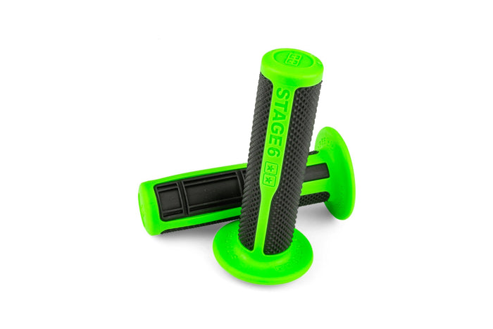 S6-195010/GR Manopole Stage6 Ultimate Grips nero / verde, COD: S6-195010/GR
