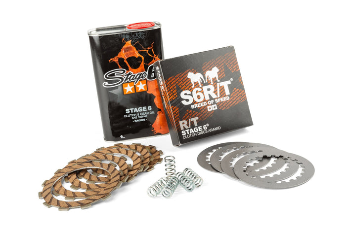 S6-5059302/PACK Kit Frizione Stage6 R/T 5 dischi + olio trasmissione Derbi, COD: S6-5059302/PACK