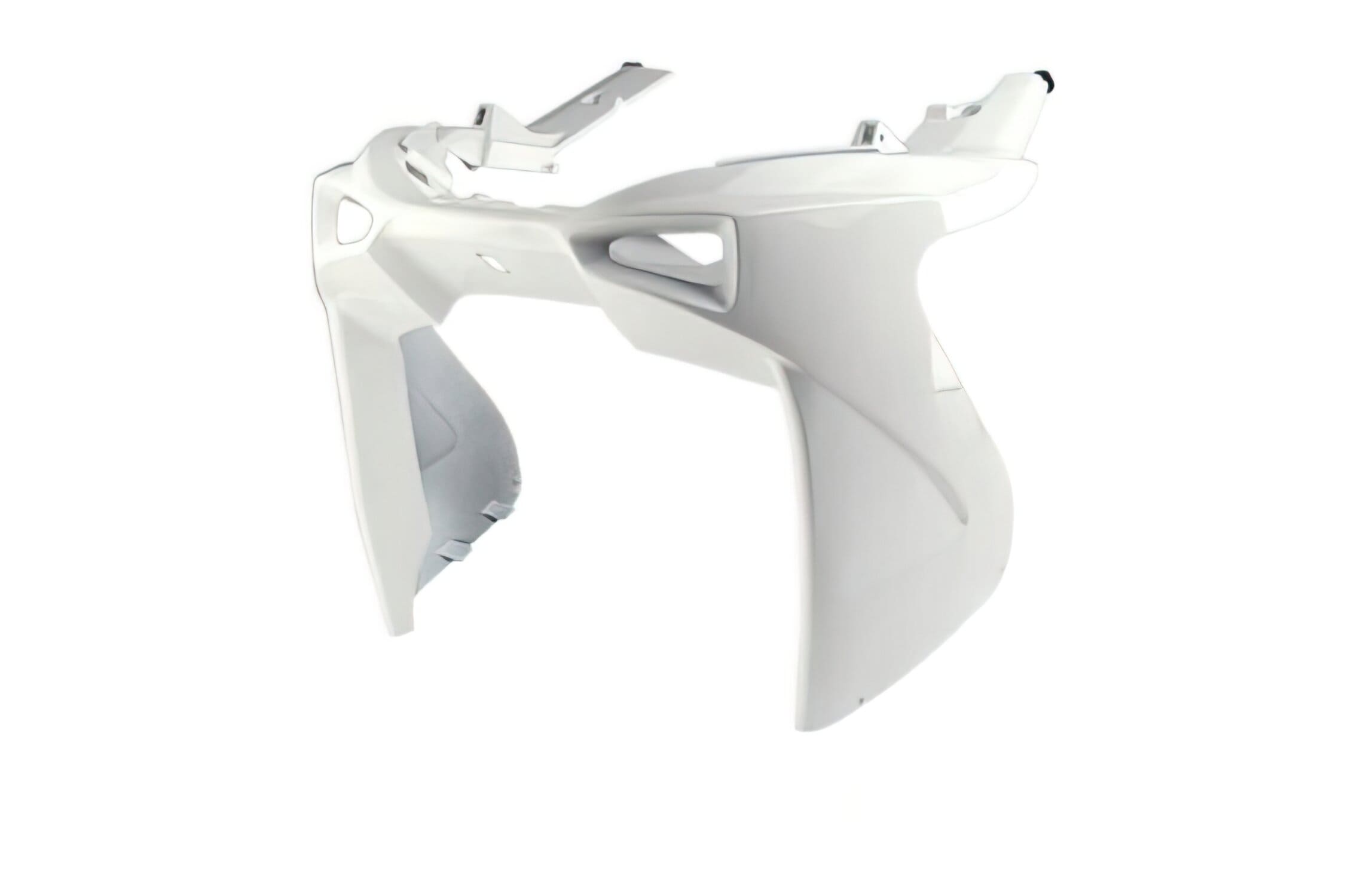 MASCHERINA FARO INFERIORE YAMAHA AEROX FINO 2013 NEW DESIGN BIANCO