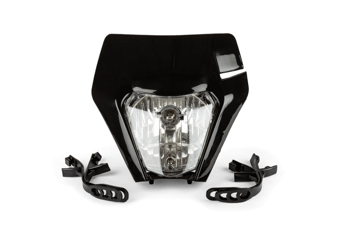 str-599.15/bk faro / mascherina faro tipo ktm exc nero, COD: STR-599.15/BK