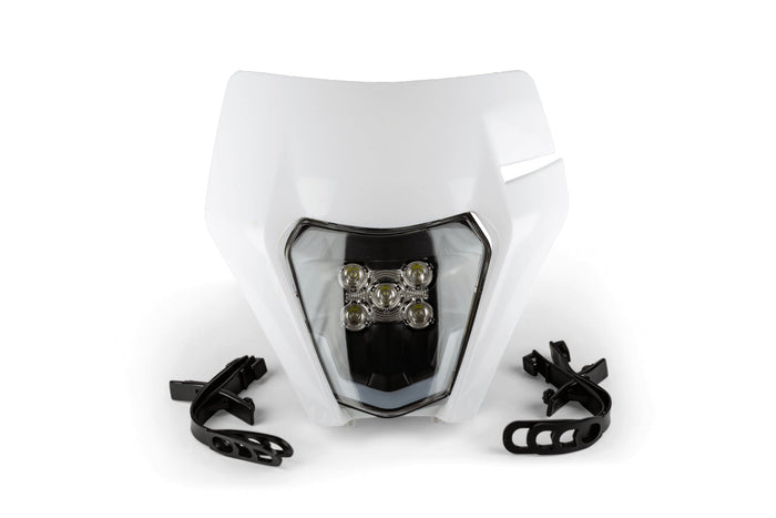 STR-599.16/WH Faro / Mascherina faro LED tipo KTM tipo KTM EXC Bianco, COD: STR-599.16/WH