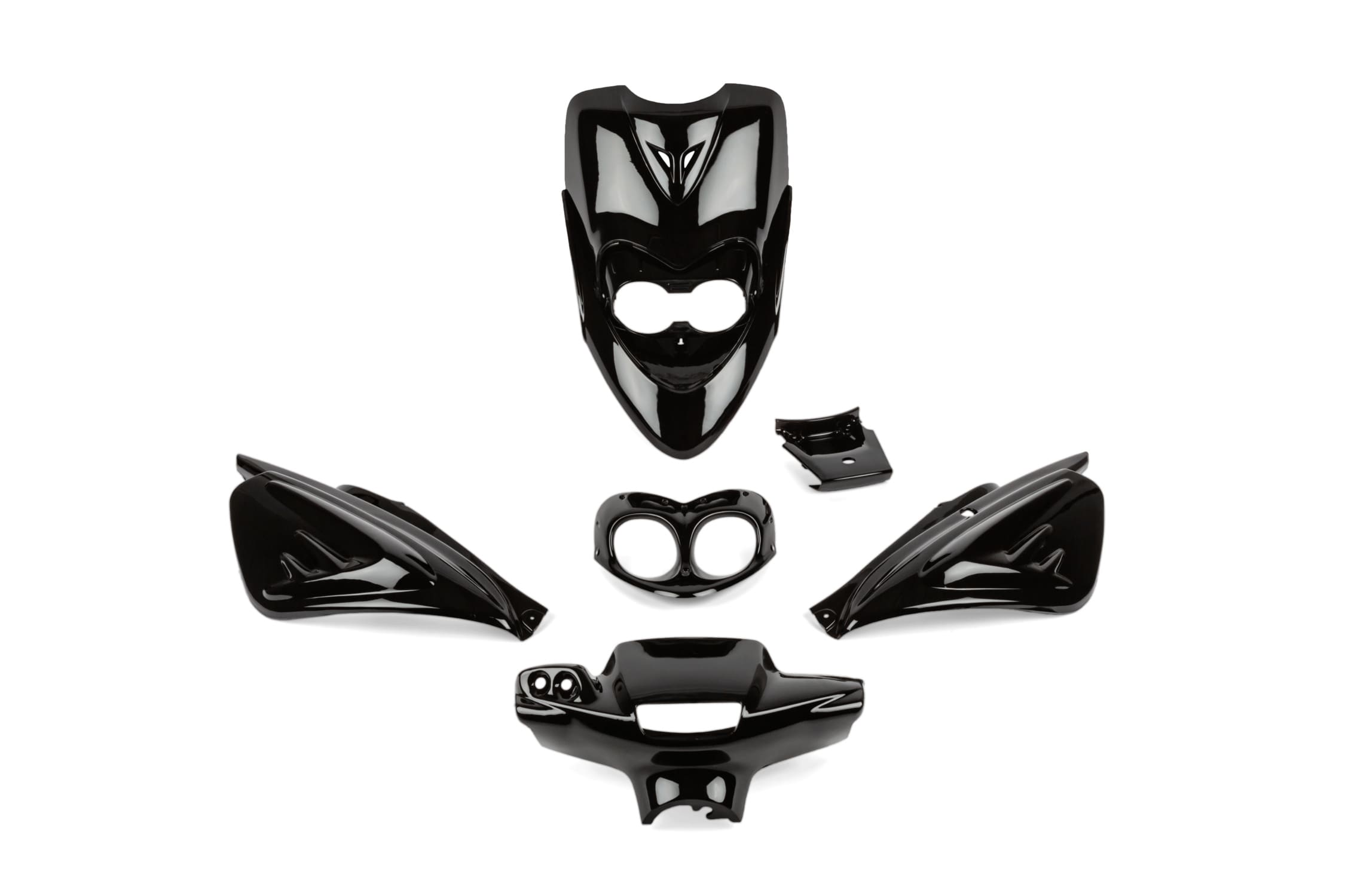 STR-989/BK Kit carena 6 pezzi nero Yamaha BWs Next