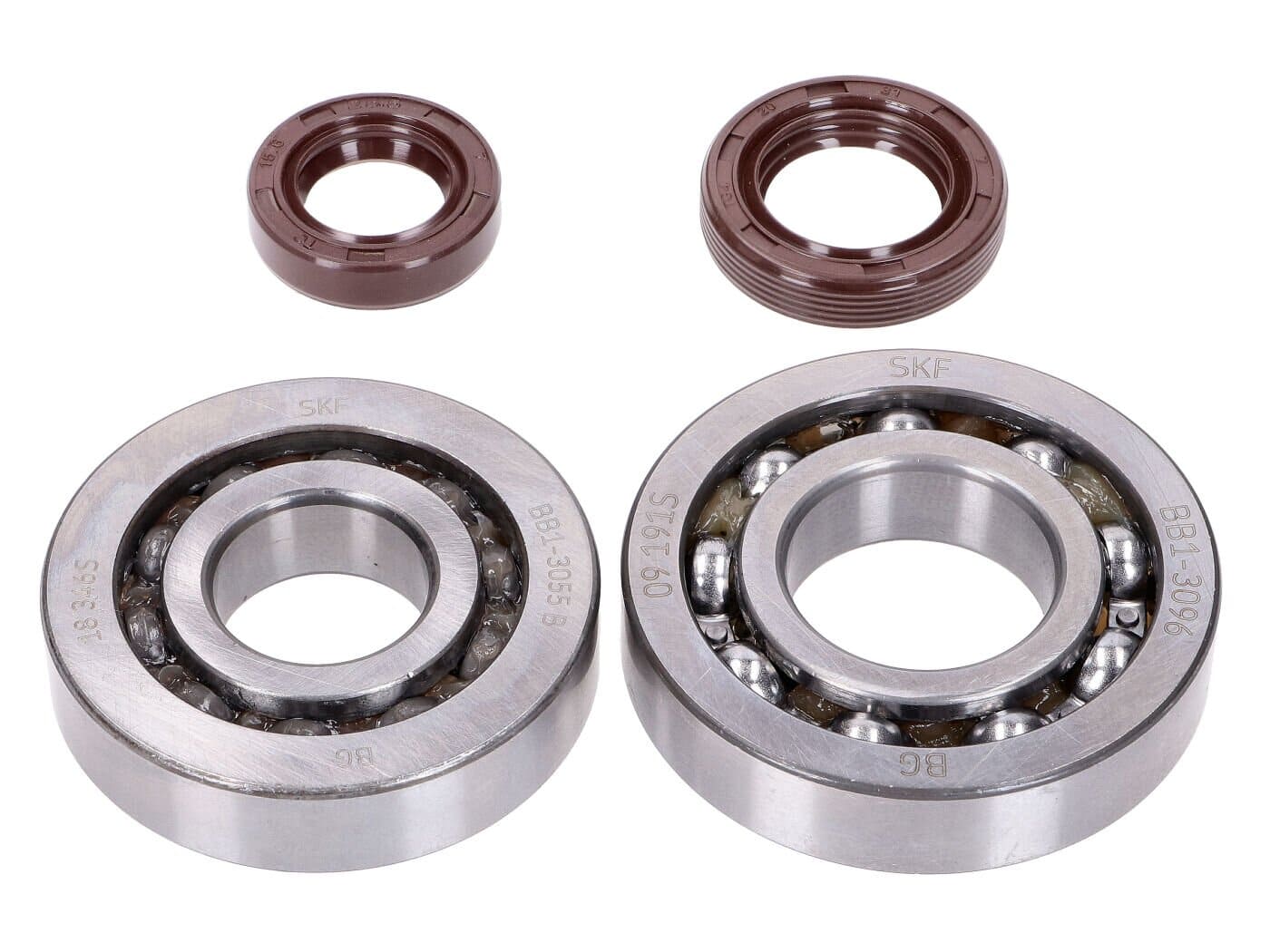 NK104.26 Set cuscinetti HD e paraoli FKM albero motore Naraku Kymco / SYM orizzontale, COD: NK104.26