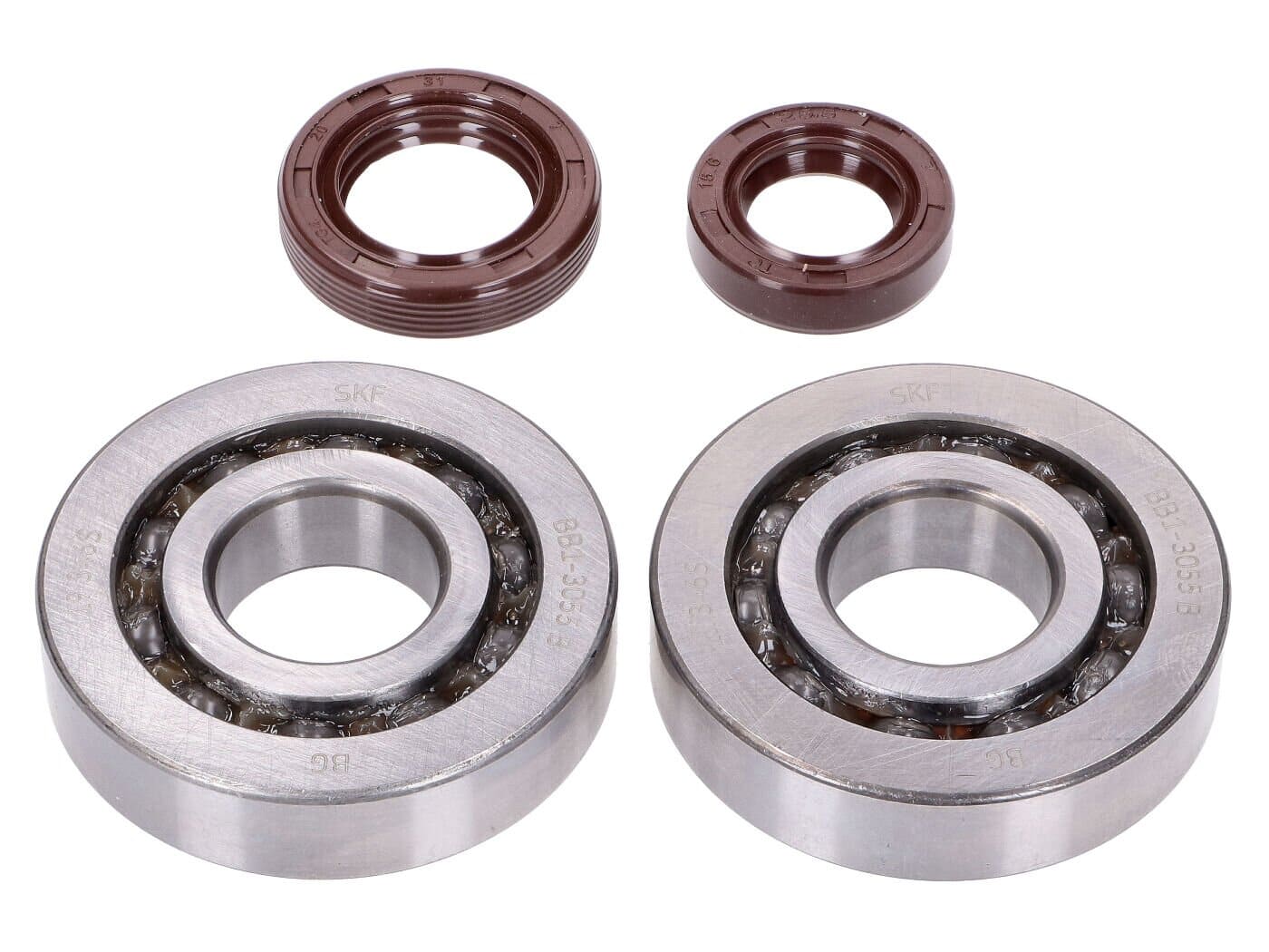 NK104.25 Set cuscinetti HD e paraoli FKM albero motore Naraku Kymco / SYM verticale, COD: NK104.25