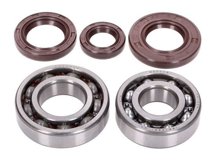 NK104.06 Set cuscinetti HD e paraoli FKM albero motore Naraku Morini, COD: NK104.06