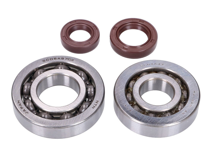 NK104.02 Set cuscinetti HD e paraoli FKM albero motore Naraku Kymco / SYM orizzontale, COD: NK104.02