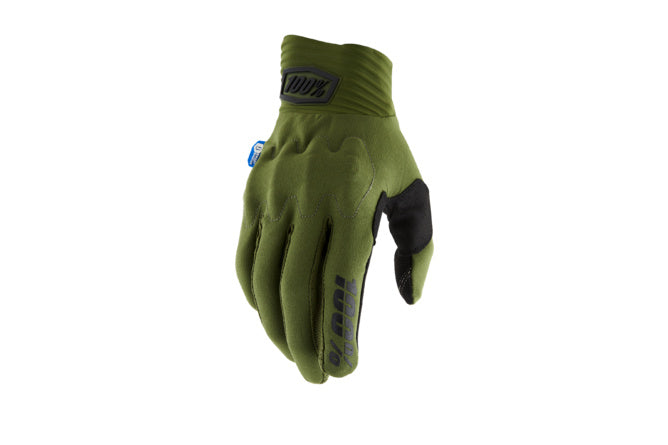 HDP-33307531 Guanti cross 100% Cognito Shock verde militare L - Billaricambi SRLS