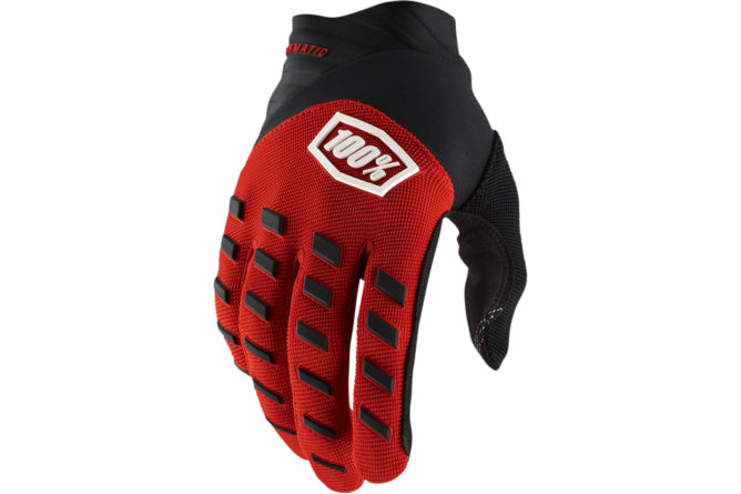 HDP-33321707 Guanti cross enfants 100% Airmatic rosso/nero L - Billaricambi SRLS