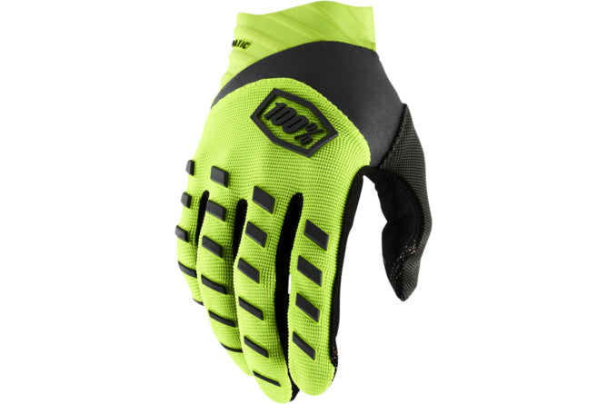 HDP-33307151 Guanti cross 100% Airmatic giallo fluo/nero XL - Billaricambi SRLS