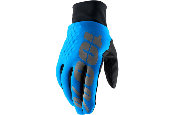 HDP-33305063 Guanti cross 100% Brisker Hydromatic blu S - Billaricambi SRLS