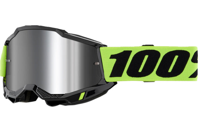 HDP-26013475 Maschera cross 100% Accuri 2 giallo fluo specchio argento - Billaricambi SRLS