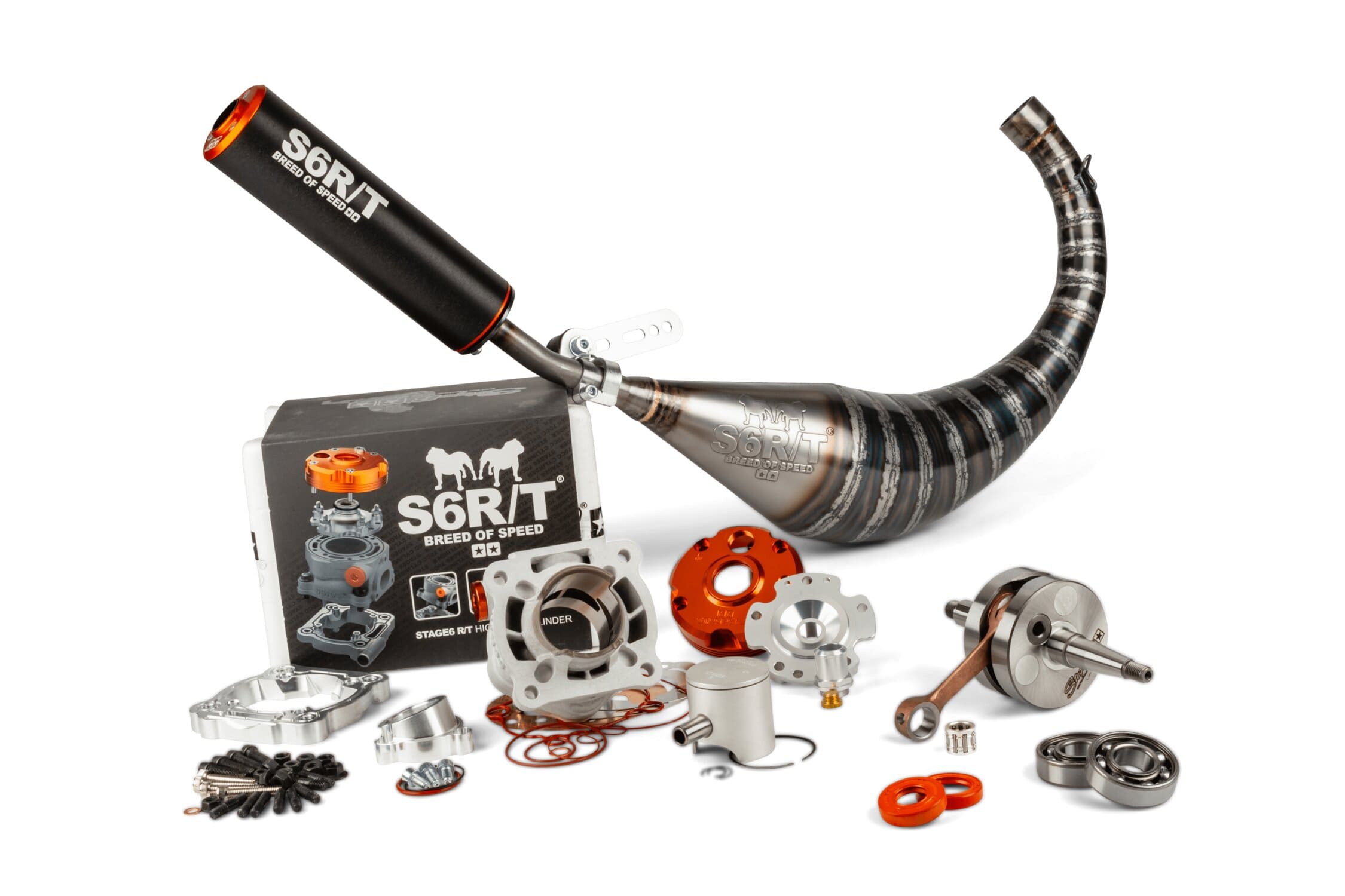 S6-7518801/PACK2 Kit cilindro - albero motore - scarico Stage6 R/T AM6, COD: S6-7518801/PACK2