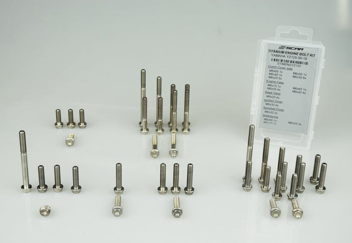 SC-STIMENGCRF250B Kit viti Scar titanio CRF 250 2022, COD: SC-STIMENGCRF250B