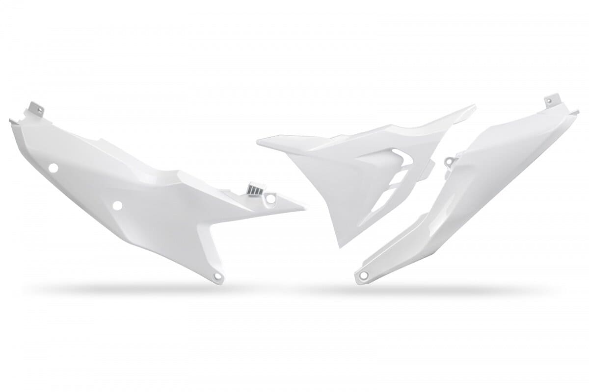 UF-KT05021-042 Plastiche laterali forate UFO KTM SX / SX-F 2023 bianco, COD: UF-KT05021-042